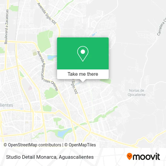 Studio Detail Monarca map