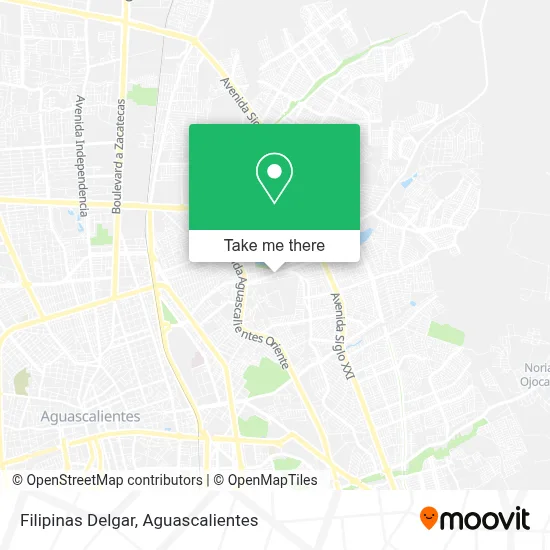 Filipinas Delgar map