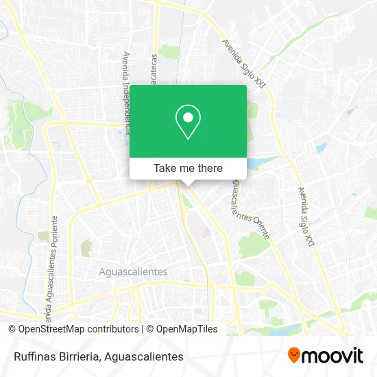 Ruffinas Birrieria map