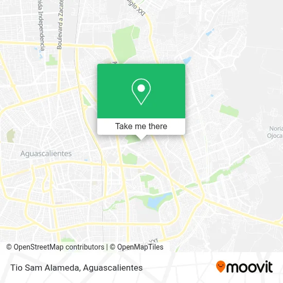 Tio Sam Alameda map