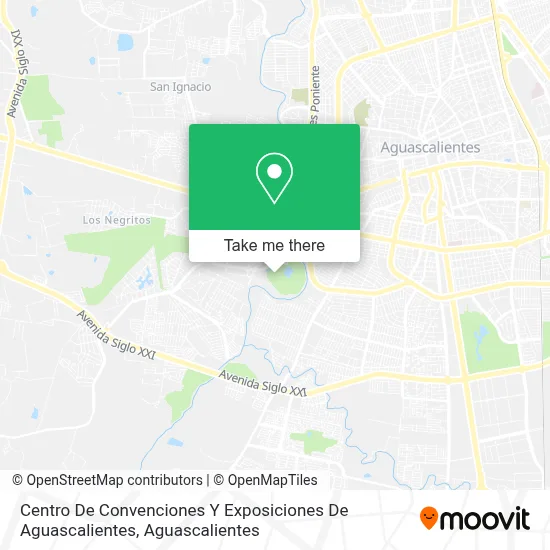 Centro De Convenciones Y Exposiciones De Aguascalientes map