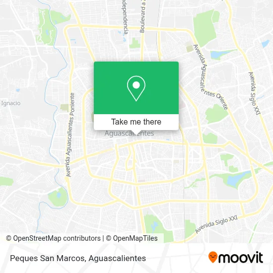 Peques San Marcos map