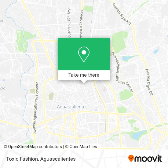 Toxic Fashion map