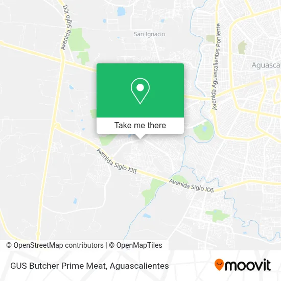 GUS Butcher Prime Meat map