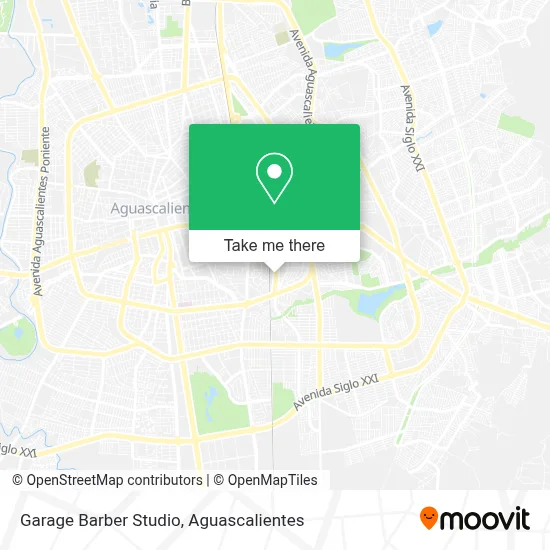 Garage Barber Studio map