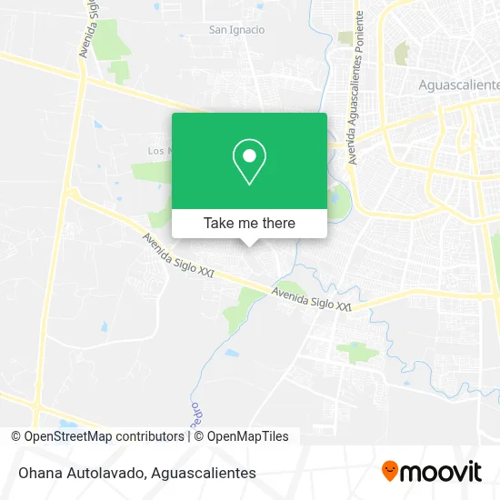 Ohana Autolavado map