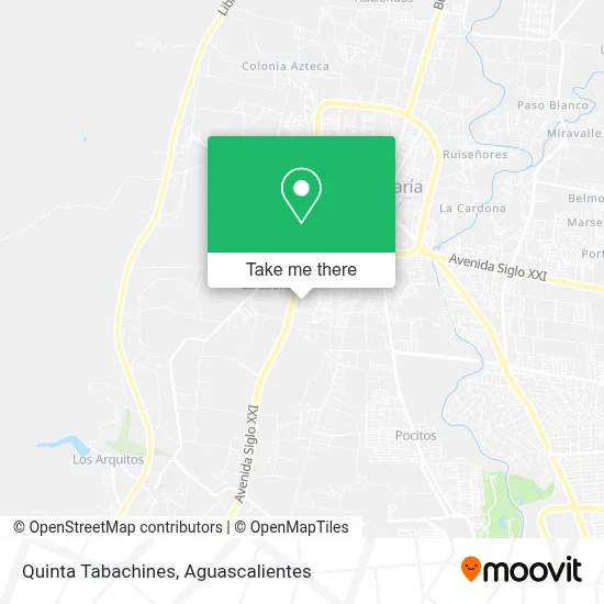 Quinta Tabachines map