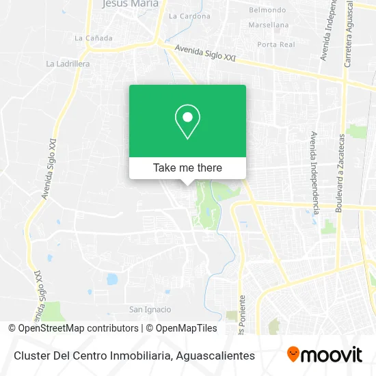 Cluster Del Centro Inmobiliaria map