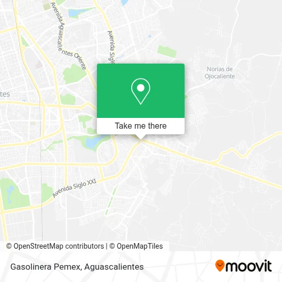 Gasolinera Pemex map