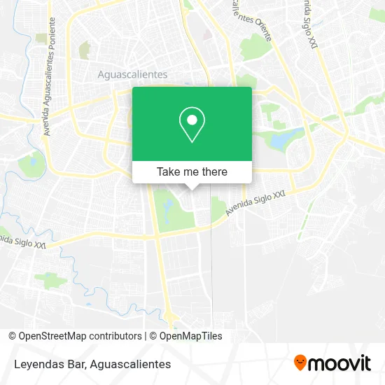 Leyendas Bar map