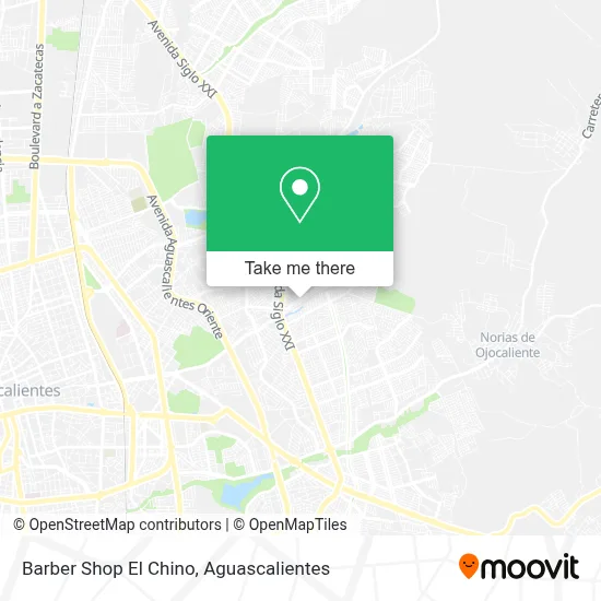 Barber Shop El Chino map