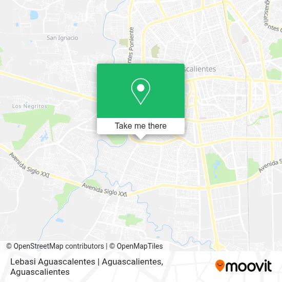 Lebasi Aguascalentes | Aguascalientes map