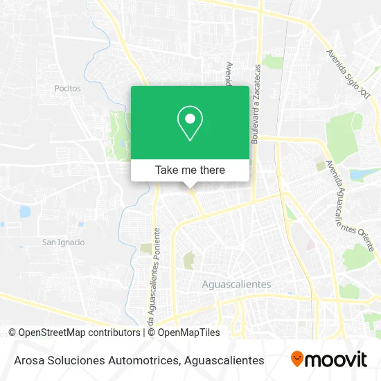 Arosa Soluciones Automotrices map