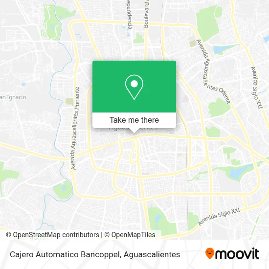 Cajero Automatico Bancoppel map