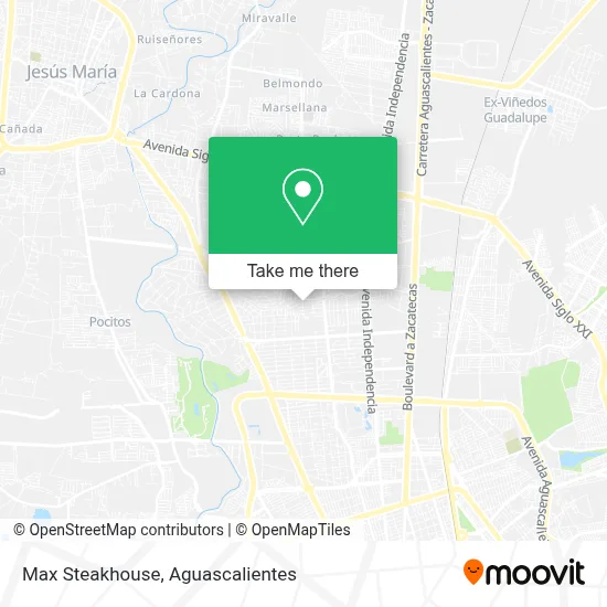 Max Steakhouse map