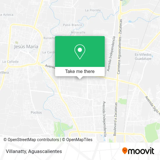 Villanatty map