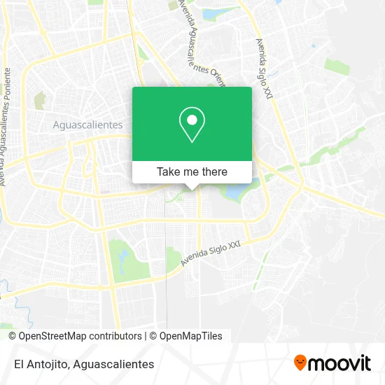 El Antojito map