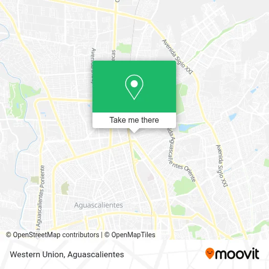 Western Union map