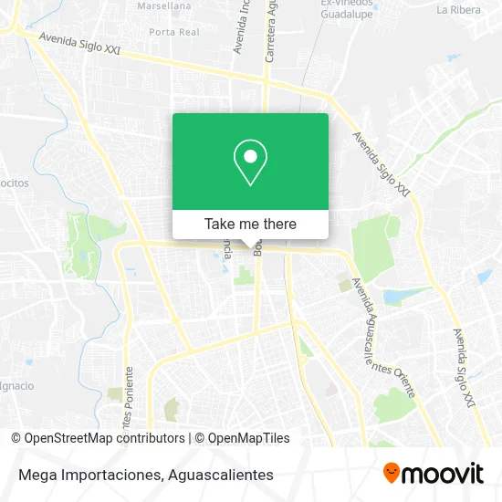 Mega Importaciones map
