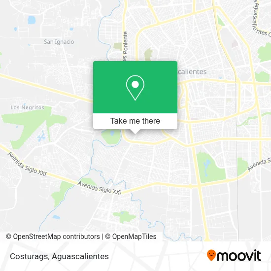 Costurags map