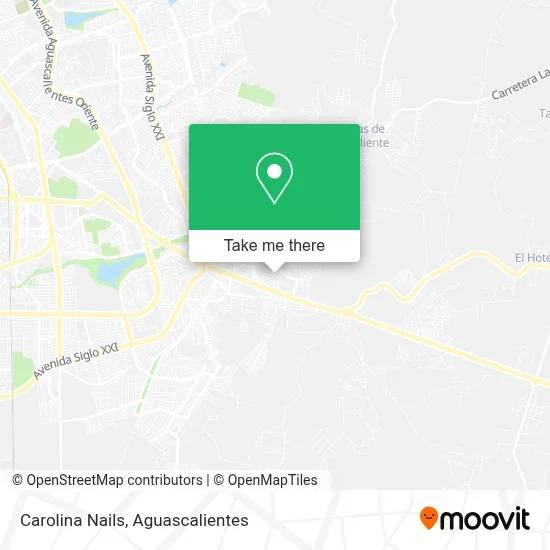 Carolina Nails map
