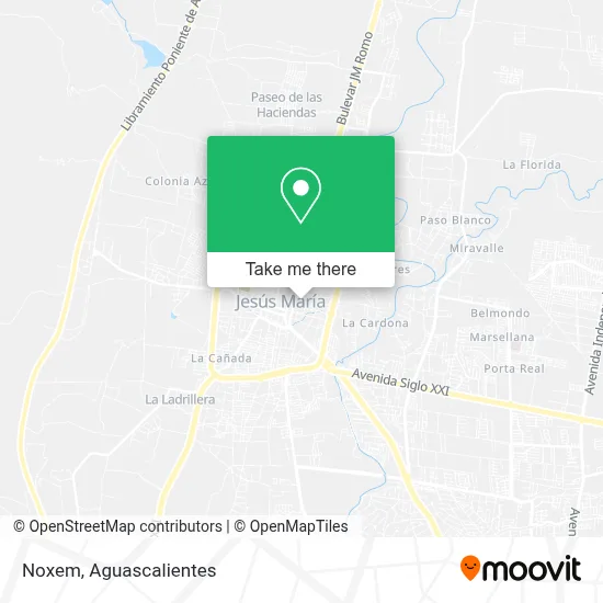 Noxem map