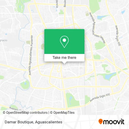Damar Boutique map