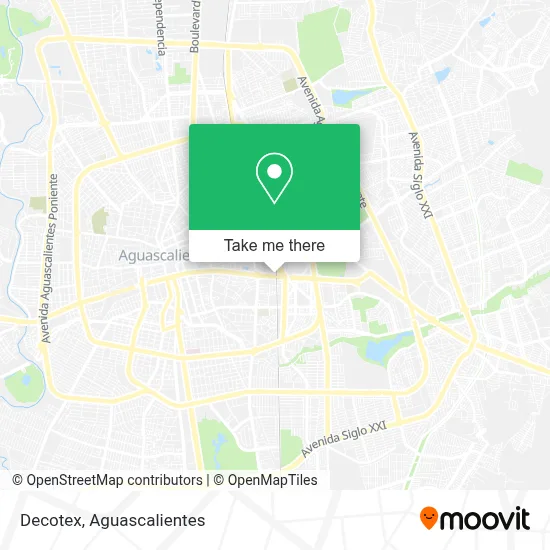 Decotex map