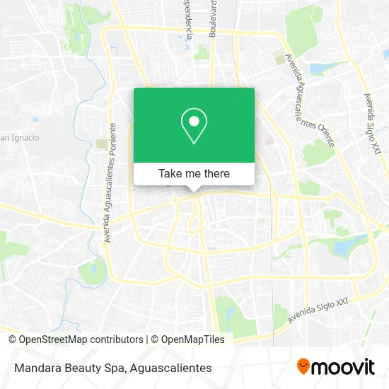 Mandara Beauty Spa map