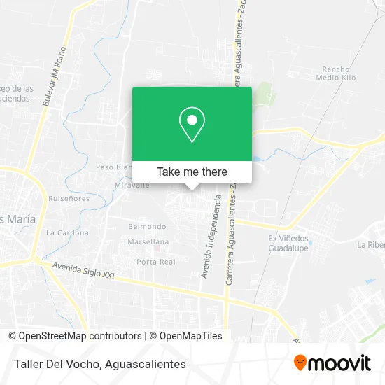 Taller Del Vocho map