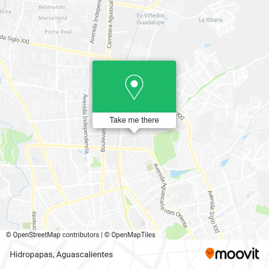 Hidropapas map