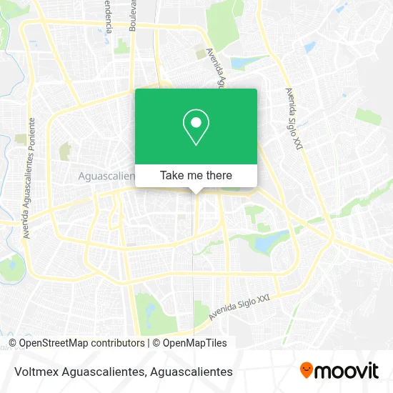 Voltmex Aguascalientes map