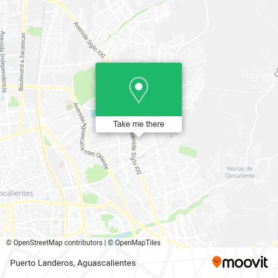 Puerto Landeros map