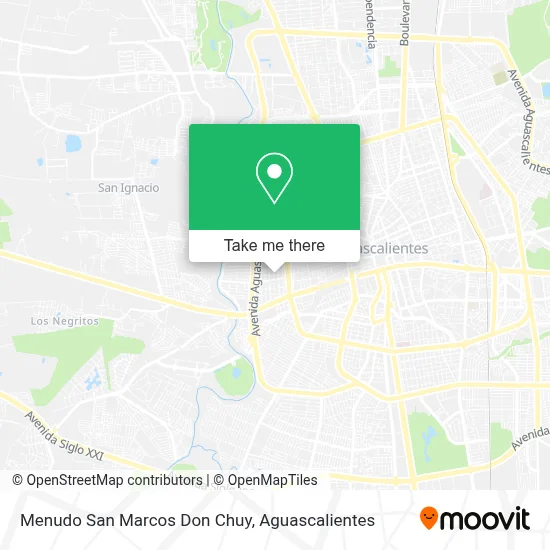 Menudo San Marcos Don Chuy map