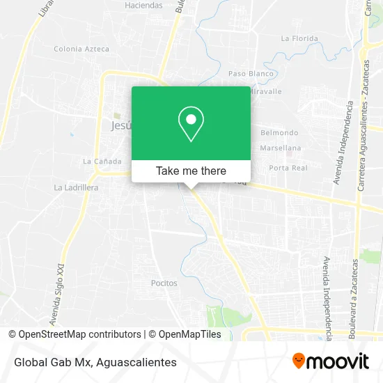 Global Gab Mx map
