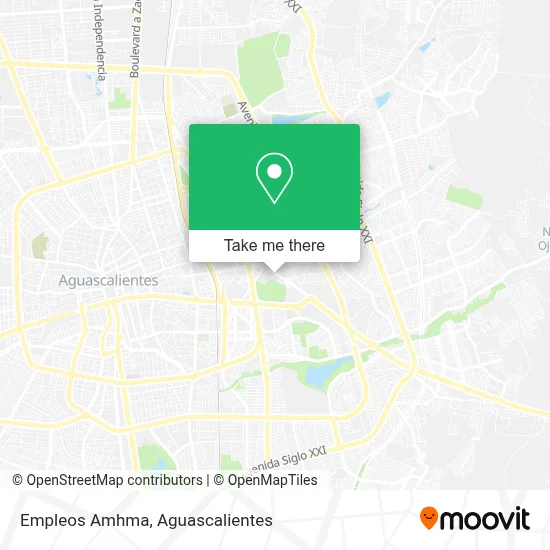 Empleos Amhma map
