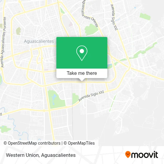 Western Union map
