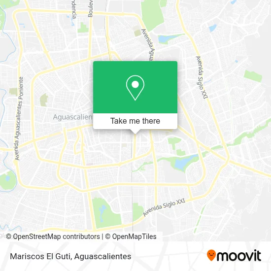Mariscos El Guti map
