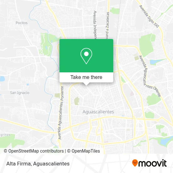 Alta Firma map