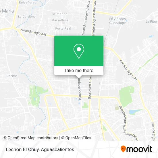 Lechon El Chuy map