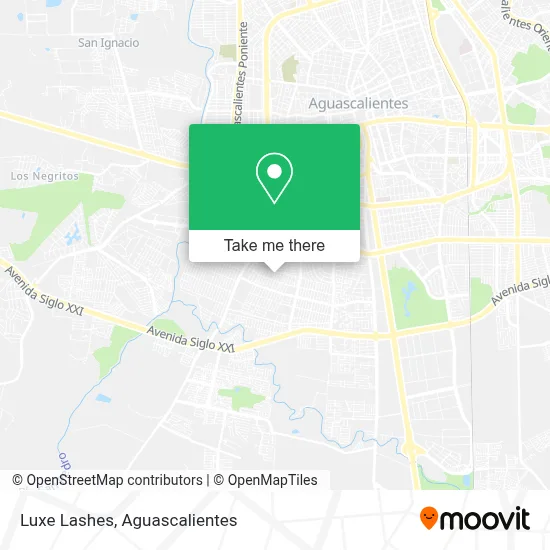 Luxe Lashes map