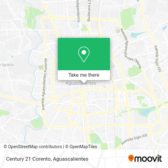 Century 21 Corento map