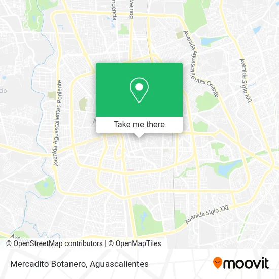 Mercadito Botanero map