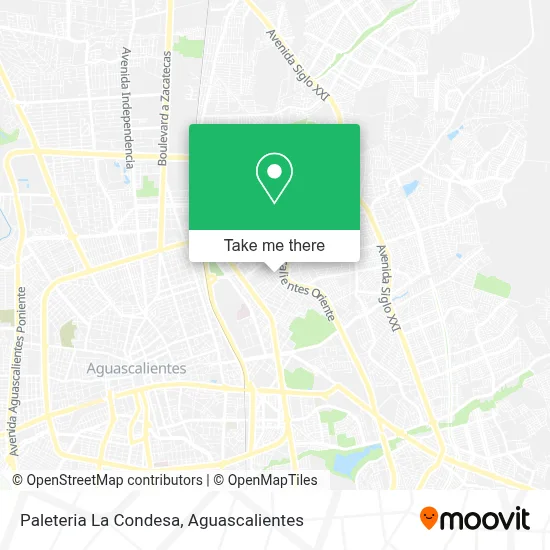 Paleteria La Condesa map