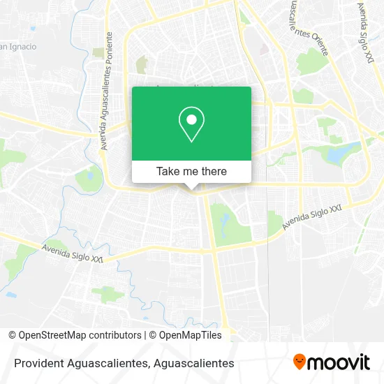 Provident Aguascalientes map