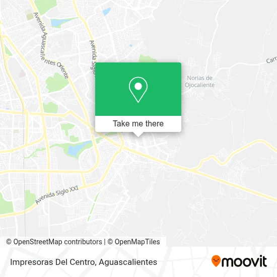Impresoras Del Centro map