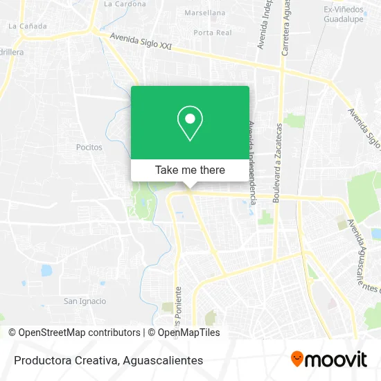 Productora Creativa map
