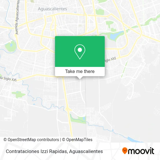Contrataciones Izzi Rapidas map