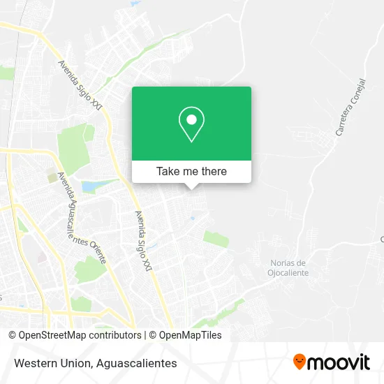 Western Union map