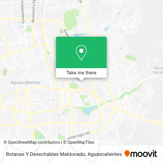 Botanas Y Desechables Maldonado map
